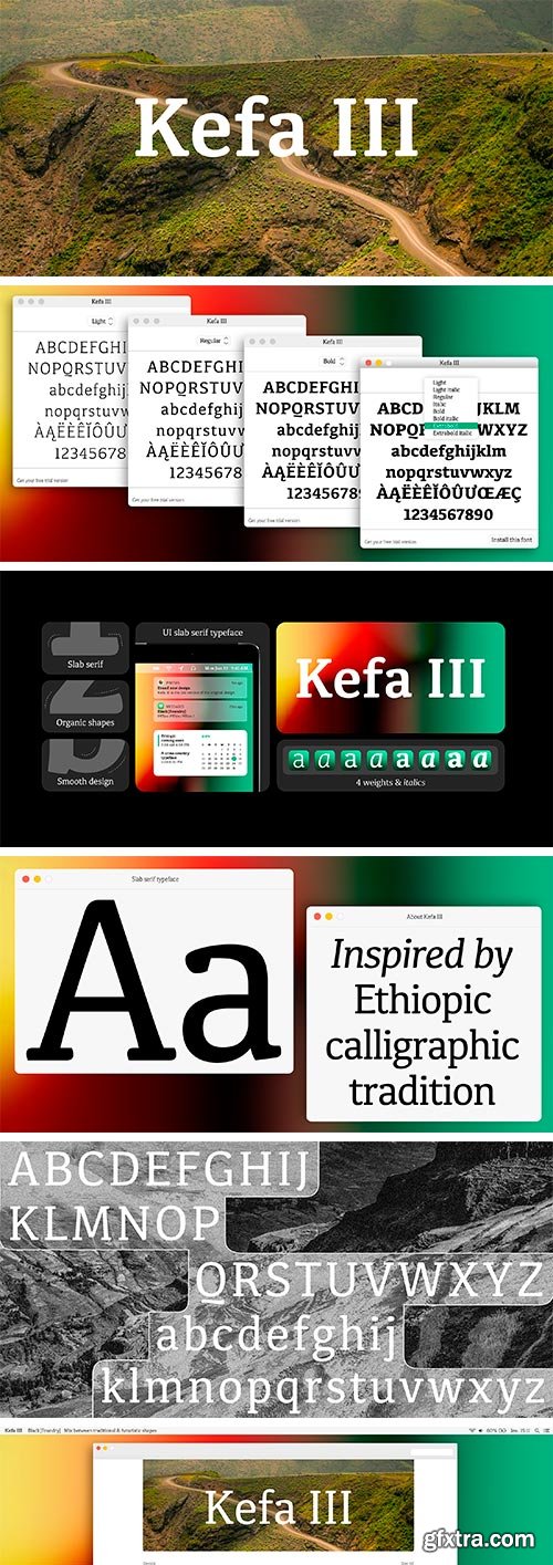 Kefa III Font Family