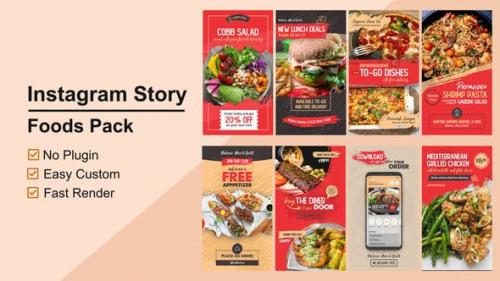 Videohive - Foods Instagram Stories V12