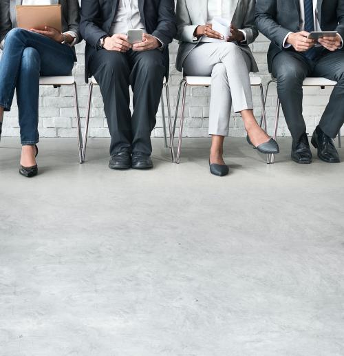 Group of business people using digital devices - 5556