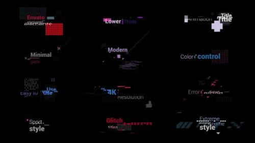 Videohive - Glitch Titles