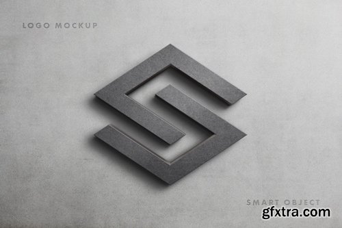 Stone Logo Mockup Scene