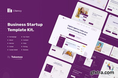 ThemeForest - Clientcy v1.0 - Business & Startup Elementor Template Kit - 27718327