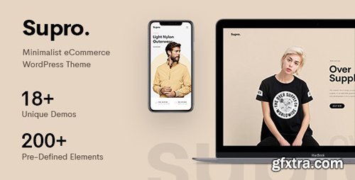 ThemeForest - Supro v1.5.6 - Minimalist AJAX WooCommerce WordPress Theme - 22374845