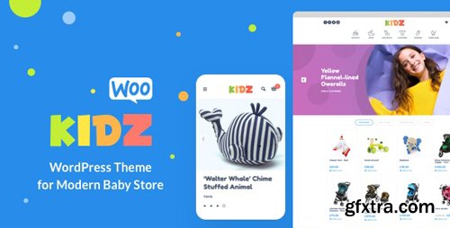 ThemeForest - KIDZ v2.8 - Baby Shop & Kids Store WordPress WooCommerce Theme - 17688768