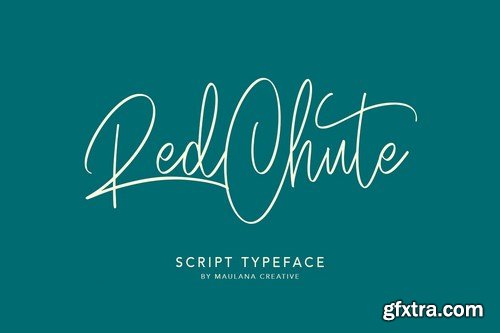 RedChute Modern Script Typeface Handmade Brush