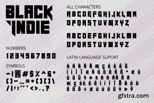 Black Indie - Display Font