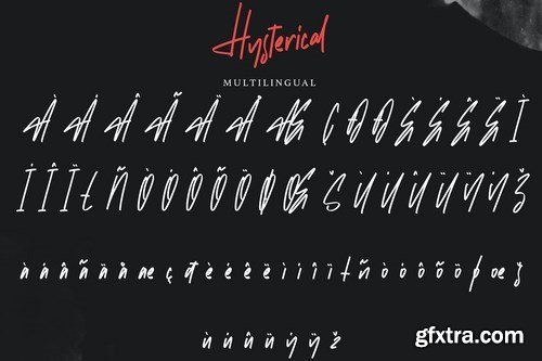 Hysterical Brush Font