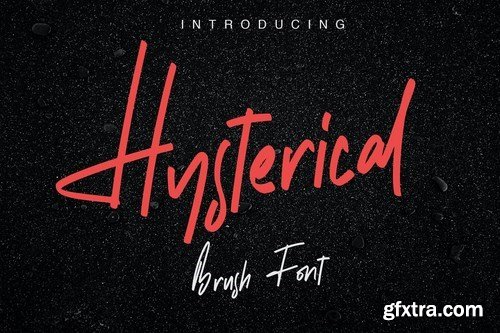 Hysterical Brush Font