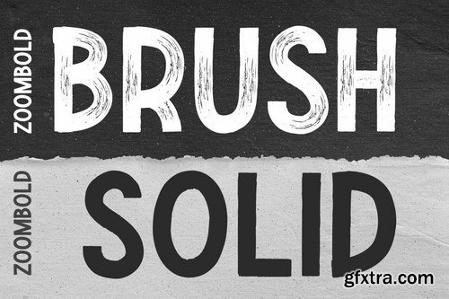 Zoombold Brush Font