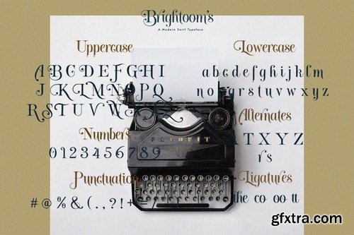 Brightooms Typeface