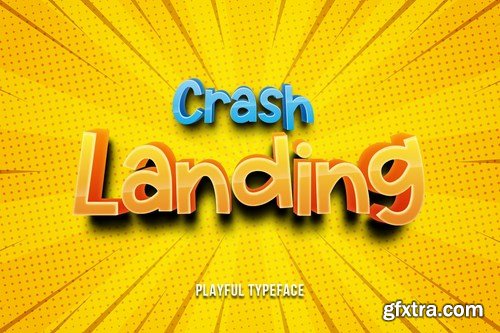 Crash Landing - Playful Font