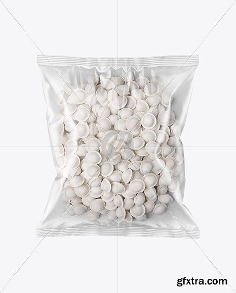 Plastic Bag With Dumplings Mockup 64115