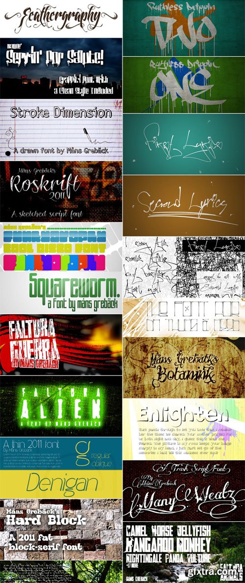 50 Fonts Collection