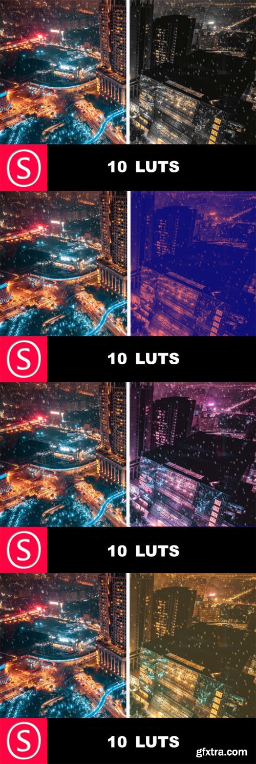 10 LUTs Pack