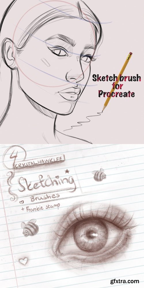 Sketching Brushes for Procreate