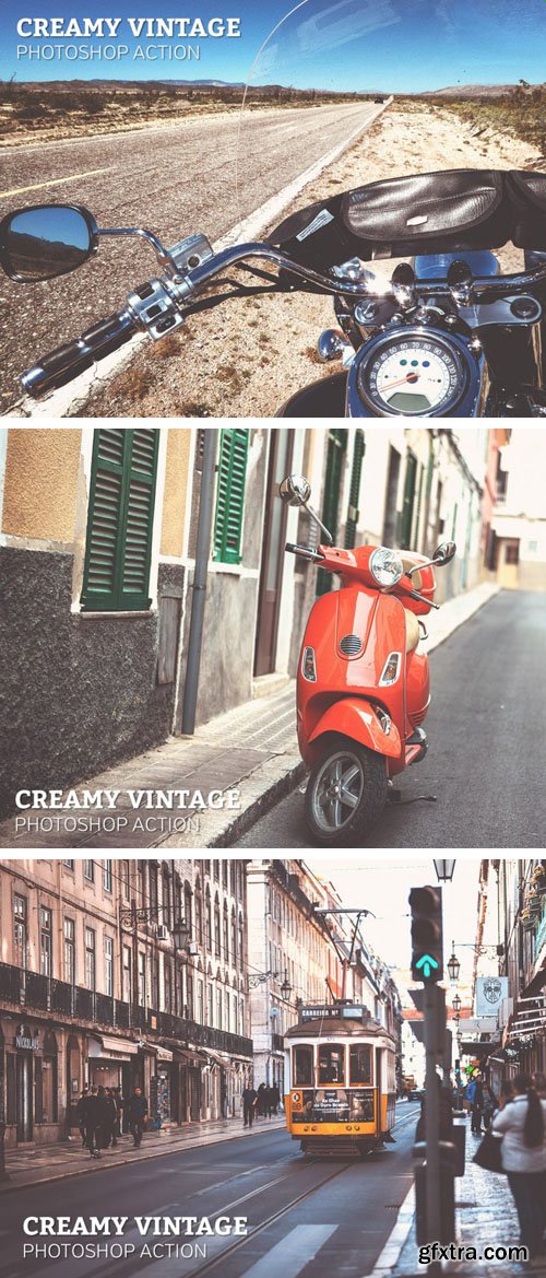 Creamy Vintage Photoshop Action