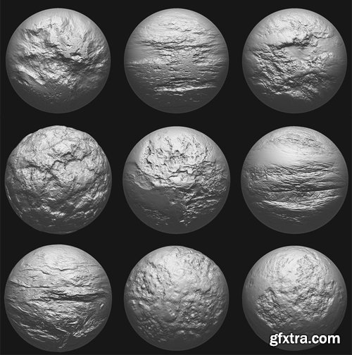 Environment Brushes Vol.1 for ZBrush