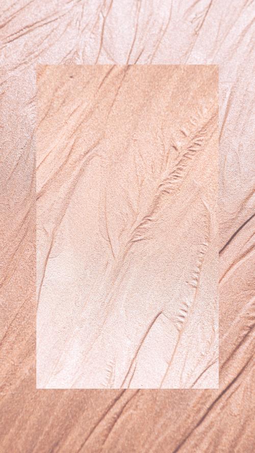 Pink sandy beach frame mobile phone wallpaper - 1215539