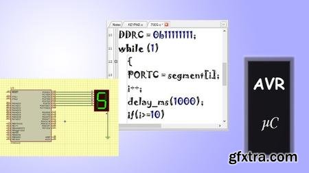 Embedded system with AVR and electronical design