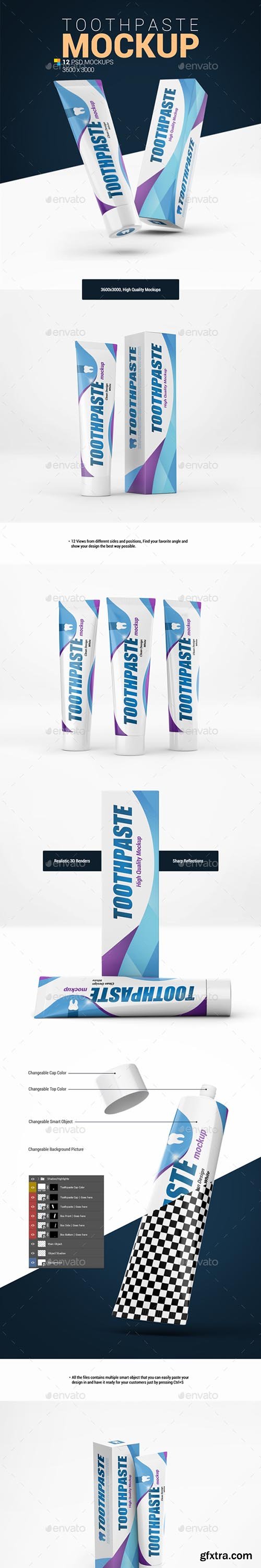 GraphicRiver - Toothpaste Mockup 26278683