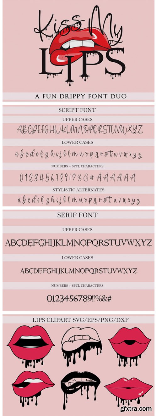 Kiss My Lips Font