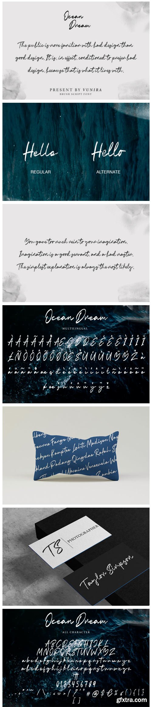 Ocean Dream Font