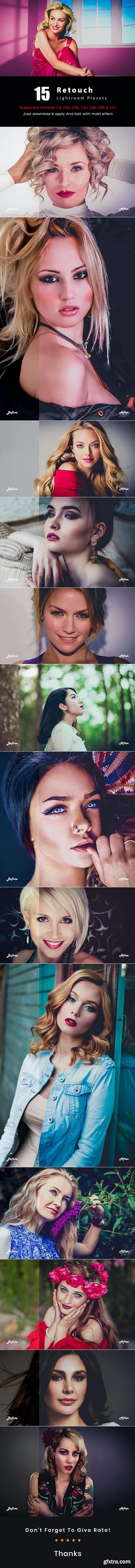 GraphicRiver - 15 Retouch Lightroom Presets 22048746