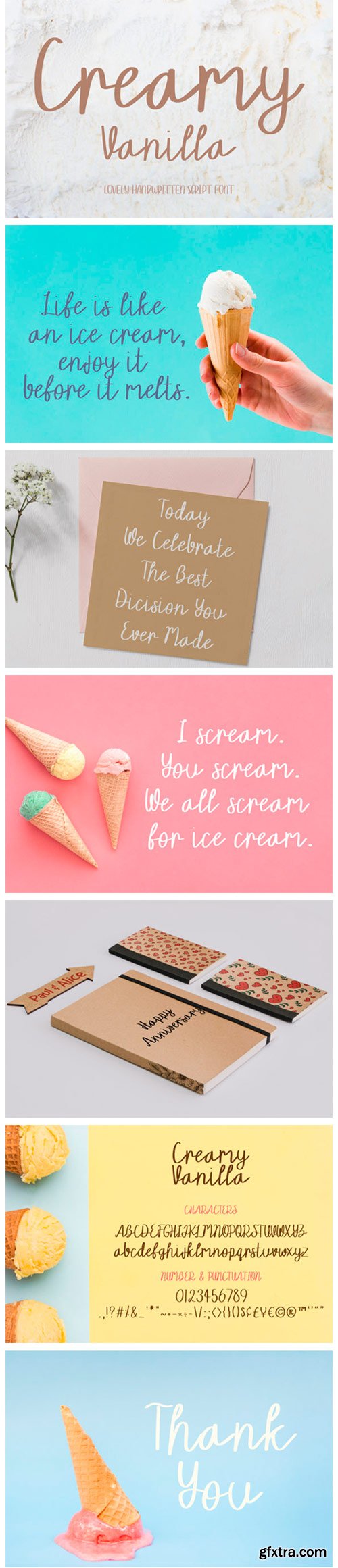 Creamy Vanilla Font