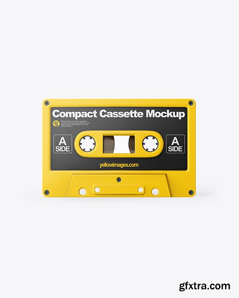 Compact Cassette Mockup 64103