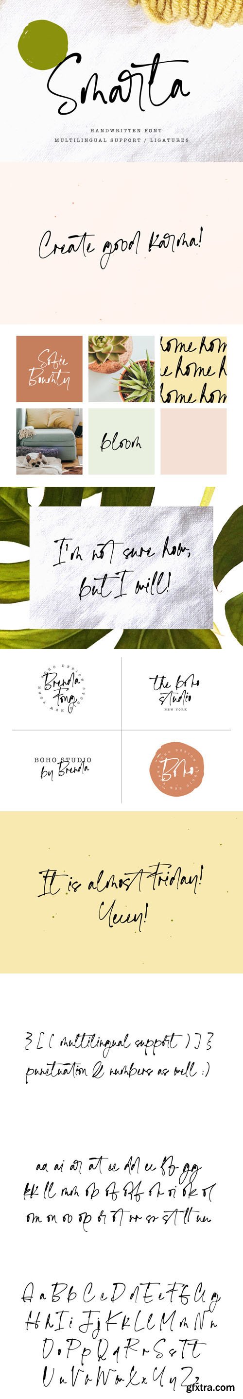 Smarta Handwritten Font