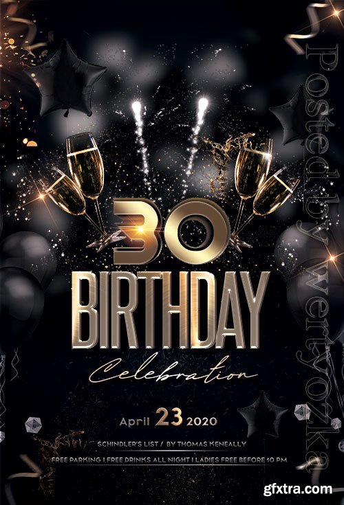 Birthday Party - Premium flyer psd template