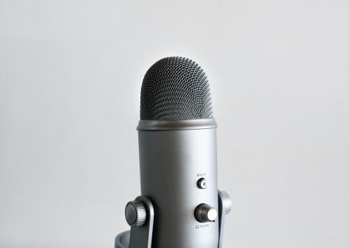 Studio microphone for recording a podcast - 1210029