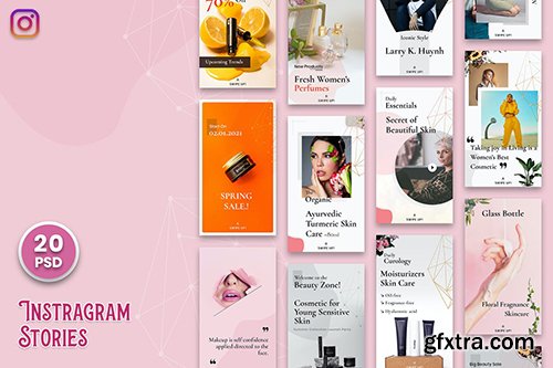 Beauty & Cosmetic Instagram Stories-V01