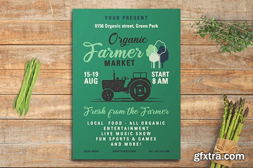 Organic Farmer Market Flyer