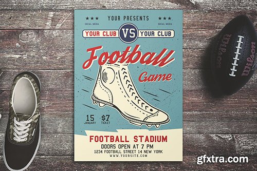 American Football Game Flyer