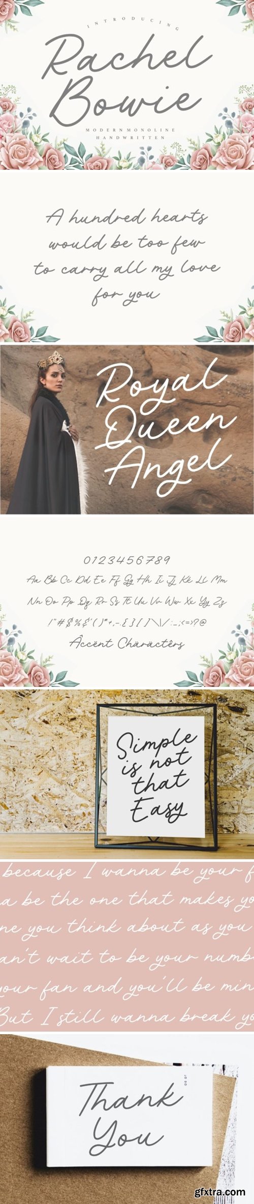 Rachel Bowie Font