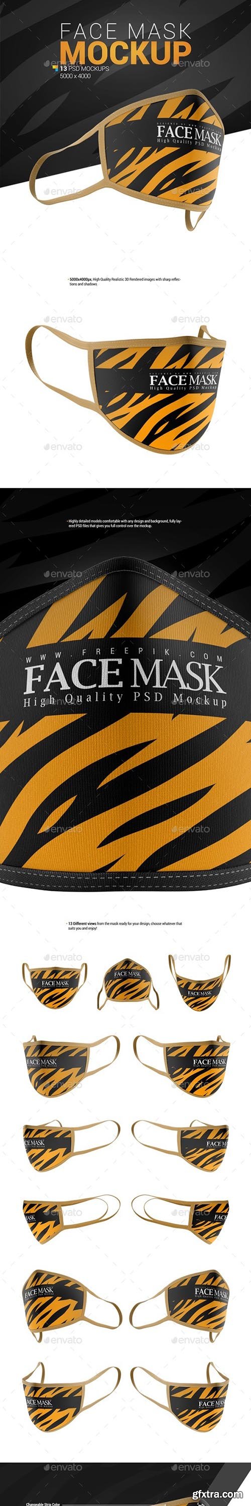 GraphicRiver - Face Mask Mockup 26980872