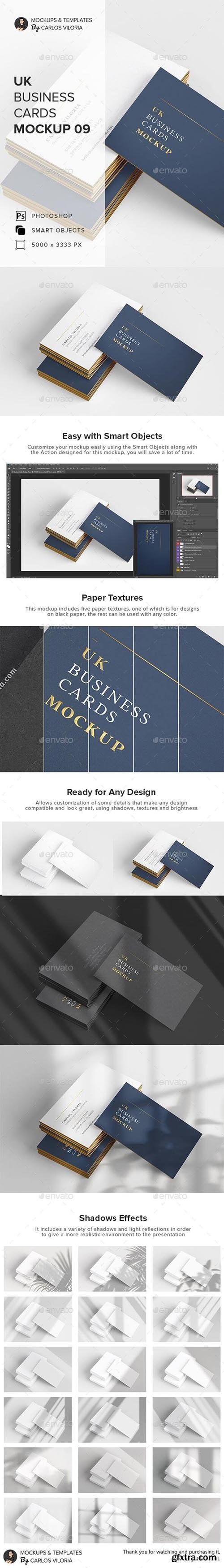 GraphicRiver - UK Business Cards Mockup 09 27826545