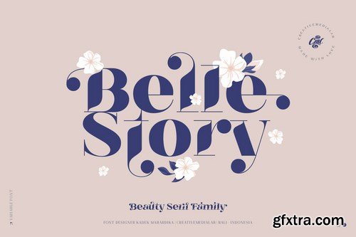 CM - Belle Story - beauty serif family 5173153