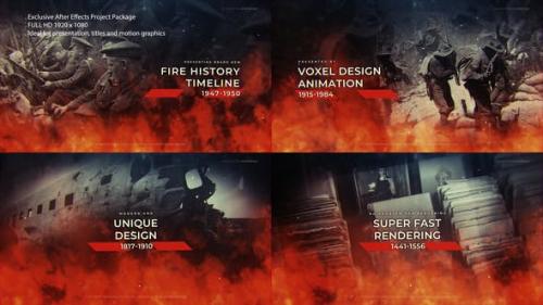 Videohive - Fire History Timeline