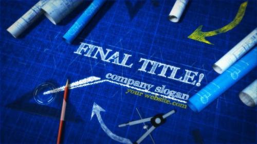 Videohive - Blueprint Titles