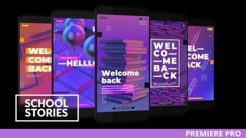 Videohive - School Instagram Stories for Premiere