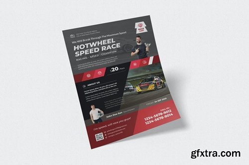 Automotive Racing Flyer Design