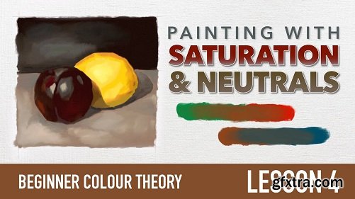 Beginner Colour / Color Theory - Painting With Saturation and Neutrals