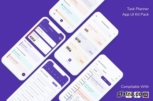 Task Planner App UI Kit Pack