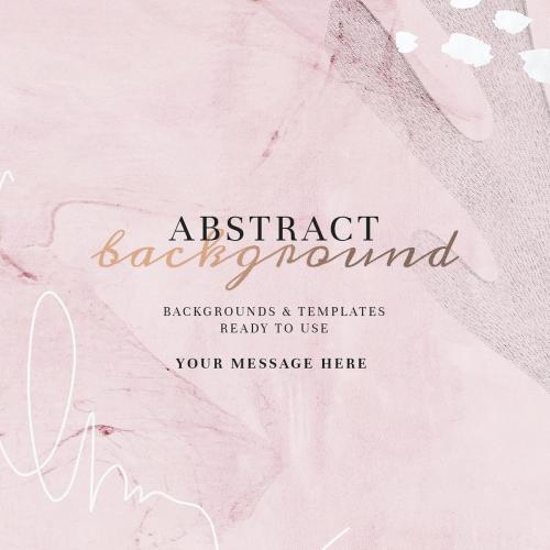 Pink abstract background social ads template mockup - 2210430