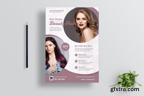 Hair Salon Flyer Design