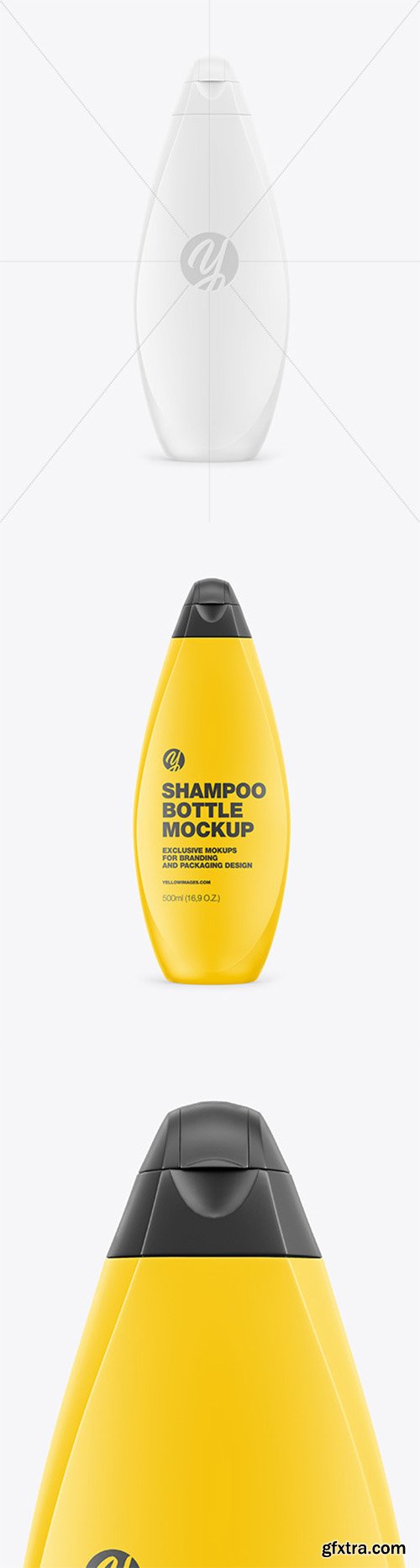 Plastic Shampoo Bottle Mockup 63951