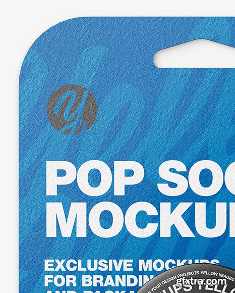 Pop Socket Mockup - Front View 63946