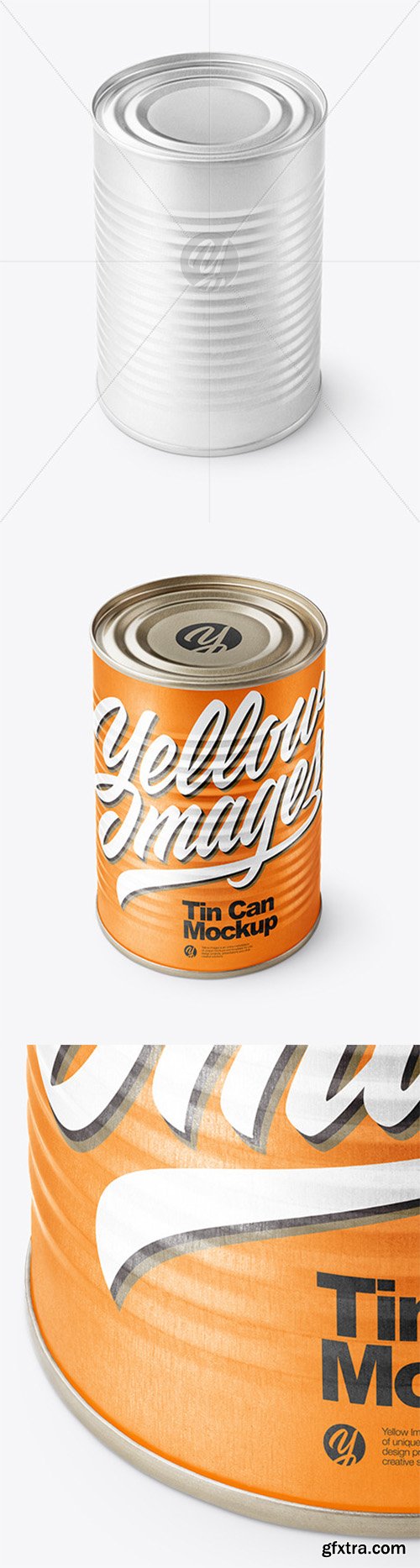 Glossy Tin Can Mockup 64293